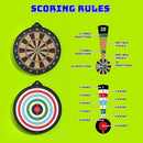 Magnetic Dart Board for Kids Indoor Outdoor Kids Games and Party Games, Christmas Birthday Gifts Toys for Boys Age 3-12 by TinyTreasures Baby Boutique