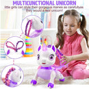 Unicorn Toys for Girls Age 4-6: Robot Pets for Kid Remote Control Robot Toy for Ages 5-7 Smart Robots Girl Toy 4-5 Robot Toy for Kid 8-12 Birthday Gifts for 3 4 5 6 7 8 Year Old Girl, Purple by TinyTreasures Baby Boutique