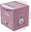 Girl Jewelry Box Pink Tabletop Storage Box Little girl birthday christmas Gift kids jewelry box Organizer by TinyTreasures Baby Boutique