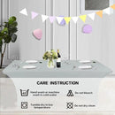 IVAPUPU 6FT Table Cloth for Rectangular Fitted Events Stretch Grey Table Covers Washable Cover Spandex Tablecloth Protector for Party, Wedding, Cocktail, Banquet, Festival by CozyNest Decor