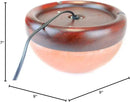 Himalayan Secrets® Salt Dome Lamp | for Warming Up Hands and Feet (9" Diameter) by CozyNest Decor