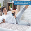 OUTCREATOR® Washable Bed Pads 34" x 36" (Pack of 2), Incontinence Mattress Protector, Anti-Slip Waterproof Underpads for Adults Kids Elderly Pets, Absorbency & Reusable Bedwetting Pads (Gray) by TinyTreasures Baby Boutique
