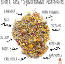 Pampered Chicken Mama Best Eggs Ever! Nesting Herbs for Chickens (4 Pounds) for Chicken Nesting Boxes Calcium Supplement for Chickens | Chicken Feed Supplies, Hen Treats for Coops (4 Bags) by GreenHaven Gardens