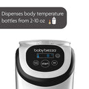 Baby Brezza Formula Pro Mini Baby Formula Mixer Machine Fits Small Spaces and is Portable for Travel– Bottle Makers Makes The Perfect Bottle for Your Infant On The Go, White by TinyTreasures Baby Boutique