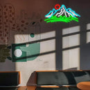 Mountain Neon Sign for Wall Decor Dimmable Landscape Neon Light with USB Powered Sunrise and Sunset Led Light Up Sign for Bedroom Living Room Hotel Decor(16.7 * 8.7In) by CozyNest Decor