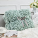 GONAAP Fuzzy Faux Fur Throw Blanket Twin Size Ice Blue Super Soft Cozy Plush Fuzzy Shaggy Blanket for Couch Sofa Bed (Ice Blue, Twin(60"x80")) by CozyNest Decor