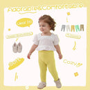 Newborn Toddler Baby Girl Pants Leggings Ribbed Straight Flare Infant Girl Pants Leggings Bell Bottoms 5 Packs by TinyTreasures Baby Boutique
