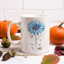 Adorable Gerbera Daisy Flower Mug, Customized Flower Themed Cup With Name, Novelty Daisy Flower Accent Mug 11oz 15oz, Custom Daisy Lover Coffee Cup, Personalized Flower Mug For Birthday by CozyNest Decor