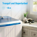 Pataku Portable Washing Machine, Compact Twin Tub Mini Washing Machine, 17.6 LBS Washer and Dryer Combo with Soaking Function, Semi-Automatic for Apartment, Dorms, RVs, Camping (White & Blue) by CozyNest Decor