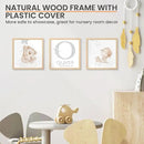 upsimples 12x12 Frame, Natural Solid Wooden Picture Frames, Display 8x8 with Mat or 12 x 12 Without Mat, Wall or Tabletop, 1 Pack, Natural by CozyNest Decor