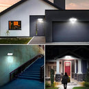 Lepro Solar Lights for Outside, WL5000 Motion Activated Security Lights, Separate Solar Panel, 3 Adjustable Head 270° Wide Lighting Angle, IP65 Waterproof Wall Lamp for Porch Yard Garage by CozyNest Decor