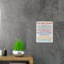 Inspirational Gift Signs the Lord's Prayer Our Father Who Art in Heaven Hallowed Be Thy Name Wooden Hanging Sign Religious Scripture Art Wall Home Decoration 10 x 8 Inches… by CozyNest Decor