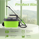 Battery Powered Garden Sprayer, 1.35 Gallon Electric Sprayer with USB Rechargeable Handle, 3 Mist Nozzles, Retractable Wand, Battery Pump Sprayers with Adjustable Shoulder Strap for Lawn and Yard by GreenHaven Gardens