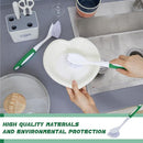 Hsei 30 Pcs Kitchen Scrub Dish Brush Bulk with 11 Inch Handle Cleaning Dish Scrubber with Stiff Bristles Washing Scrub Brushes for Housekeeping for Pots and Pans, Kitchen Sink (Green) by CozyNest Decor