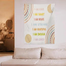 ICMOLYYENLO Boho Plant Aesthetic Tapestry, Abstract Medieval Arch Sun Home Aesthetic Wall Hanging For Bedroom Living Room Dormitory Tapestry 40x60 Inches by CozyNest Decor