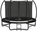 BCAN 8FT 10FT 12FT 14FT 15FT 16FT Recreational Trampoline with Enclosure for Kids Adults, ASTM Approved, Outdoor Trampolines with Ladder for Kids by TinyTreasures Baby Boutique