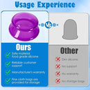 7Pcs Cupping Therapy Set-Professional Silicone Cupping, Suitable for Facial Body Massage/Deep Myofascial Release/Pain Relief/Muscle Relaxation & More (Purple,7pcs) by CozyNest Decor