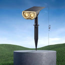 Consciot Solar Spotlights Outdoor, IP67 Waterproof 2-in-1 Solar Spot Lights, Durable Christmas Decorations Lights for Garden Yard Pathway Driveway Porch Walkway, Auto On/Off, 2 Pack(Warm White) by GreenHaven Gardens