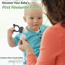 JEXFUN Silicone Baby Food Feeders + Freezer Tray for Batch Prep, Introduce New Foods Safely, Double as Silicone Teething Toys, BPA Free Silicone Feeder for Safe Infant Self Feeding - (Dark Grey) by TinyTreasures Baby Boutique