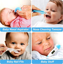 Baby Grooming Kit, Infant Safety Care Set with Hair Brush Comb Nail Clipper Nasal Aspirator,Baby Essentials Kit for Newborn Girls Boys by TinyTreasures Baby Boutique