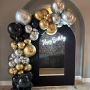 130pcs Metallic Gold Balloons Different Sizes 18" 12" 10" 5" Party Latex Balloons for Birthday Graduation Baby Shower Wedding Anniversary New Year Party Decorations by CozyNest Decor