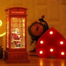 House & Garden Decoration,Christmas Lantern with 8 Pieces of Music,Sparkling Crystal Keep Circling Around The Snowman Families Music Box as a (Old Man) by CozyNest Decor