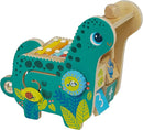 Manhattan Toy Wooden Dinosaur Toddler and Preschool Musical Instrument and Activity Toy with Xylophone, Sawtooth Ridges and Solo Mallet by TinyTreasures Baby Boutique