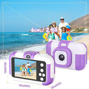 SUZIYO Children Camera, Birthday Electronic Toys for Kids, Upgrade Toddlers Selfie Digital Camcorder 1080P for Age 4-7 Years Old Boys Girls with 32G SD Card, Purple by TinyTreasures Baby Boutique