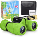 Kids Binoculars,Shockproof 8 x 21 High Resolution Compact Kids Binoculars Real for 3-12 Boys and Girls,Perfect for Bird Watching, Hiking,Camping,Travel, Christmas Birthday Gift by TinyTreasures Baby Boutique