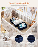 KALLAX Small Woven Basket, 12 x 8 x 4.5 Inches, Storage Basket for Organizing, Cute Small Rope Shelf Closet Cube Storage Bins Baskets for Shelves, Dog Toy Gift Baskets Empty, 3 Packs, Navy Blue by TinyTreasures Baby Boutique