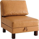 Faux Leather Modular Sofa, Module A by CozyNest Decor