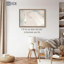 VCK 24x36 Poster Frame 3 Pack - Brown Walnut, Natural Textured Solid Wood Picture Frame, Wall Mounting Hanging by CozyNest Decor