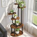 Plant Stand Indoor with Grow Lights, 6 Tier 38.6″ Tall Metal Plant Shelf for Multiple Plants, Plants Shelves Corner Flower Holder, Double U-Shape Plant Rack for Home, Living Room, Patio, Bedroom by GreenHaven Gardens