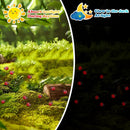 120PCS Mini Luminous Ladybug, Tiny Resin Ladybug Miniature Figurines, Glow in Dark Animals for Fairy Garden Dollhouse Micro Landscape Decor by GreenHaven Gardens