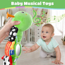 Baby Toys 6-12 Months Music Caterpillar Infant Toys Stuffed Animals 0-3-6 Months Tummy Time Teething Sensory Toys with Mirror Rattle&Pull String for Boys Girls Birthday Gifts|Green,Knot Limb by TinyTreasures Baby Boutique