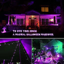 Purple Halloween Lights, 800LED 330FT Purple String Lights 8 Modes Timer Plug in Waterproof Indoor Outdoor Purple Christmas Lights for Halloween Christmas Garden Party Decoration by GreenHaven Gardens