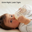 bc babycare Sippy Cup Learner for 6+ Month Old with Nipples & Handles, Spill Proof Sippy Cup, Weighted Straw Toddler Cups, Anti-Choking Baby Cups 1 Pack,Beige by TinyTreasures Baby Boutique