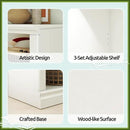 70-Inch Tall White Bookcase, 5 Tiers Shelves Open Storage Bookshelf, 33 in Wide Anti Tipping Indoor Furniture, Book Cases for Home Library Office Bedroom School by CozyNest Decor