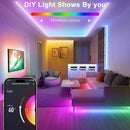 SLNR01 Dotless COB 2.2W/ft 6mmx12mm Smart Bluetooth RGB Neon LED Strip Light DC12V 36W IP65 Outdoor Rated Dimmable Low Voltage Silicone Rope Light with Mounting Clips and Screws by Kings Outdoor Lighting