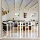 Extra Wide 67-71.5 Inch Baby Gates for Stairs, Doorways - No Drilling, Pressure Mounted Pet Gates for Kids and Dogs by TinyTreasures Baby Boutique