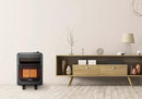 B20TNIR-BB Ventless Natural Gas Infrared Space Heater with Thermostat Control for Home & Office, 20000 BTU, Heats Up to 950 Sq. Ft., Includes Wall Mount, Base Feet, and Blower, Black by CozyNest Decor