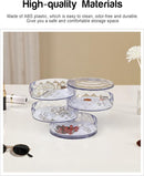 CONBOLA Acrylic Jewelry Organizer, Small Storage Box Jewelry Earring Holder for Women, 5-Layer Rotating Travel Jewelry Tray Case with Lid for Bracelet by TinyTreasures Baby Boutique