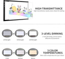Light Box Drawing Pad A3, Dimmable 3 Brightness and Colour Temperature with Type-C Charge Cable and Brightness Adjustable for Artists, AnimationDrawing, Sketching, Animation, X-ray Viewing (A3-STK) by TinyTreasures Baby Boutique