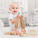 Pro Goleem Llama Security Blanket Soft Loveys for Babies for Boys and Girls Newborn Lovie Infant Blankie Llama Baby Stuff Baby Snuggle Toy Stuffed Animal Baby Gifts 14 Inch by TinyTreasures Baby Boutique