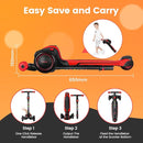 TONBUX Kids Scooter for Age 3-12, Toddler Scooter with 4 Adjustable Heights, Light Up 3-Wheels Scooter, Shock Absorption Design, Lean to Steer, Balance Training Scooter for Kids by TinyTreasures Baby Boutique