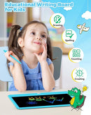 KOKODI 15 Inch LCD Writing Tablet with Anti-Lost Stylus, Erasable Doodle Board Colorful Toddler Drawing Pad, Car Travel School Games Toys for 3 4 5 6 7 8 Kids, Birthday Gift for Girls Boys Blue by TinyTreasures Baby Boutique