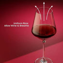 JoyJolt Layla Italian Red Wine Glasses, Set of 4, 17 oz Clear – Made in Europe by CozyNest Decor