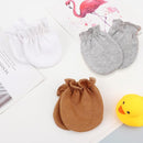 Newborn Baby Mittens No Scratch Cotton Elastic Wrist Gloves Infant Toddler Mittens for Baby Boy Girl 0-6 Months by TinyTreasures Baby Boutique