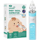GROWNSY Nasal Aspirator for Baby with Protection Mode, Electric Nose Suction for Baby, Automatic Baby Nose Sucker with 3 Silicone Tips, Adjustable Suction Level, Music and Light Soothing Function by TinyTreasures Baby Boutique
