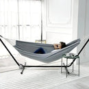 ANYOO Cotton Hammock Portable Camping Hammocks for Hanging Sturdy Garden Comfortable Fabric Hammock with Tree Straps Up to 660lbs with Travel Bag for Camping Outdoor/Indoor Patio Backyard by GreenHaven Gardens